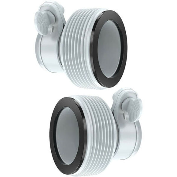 2 stk 1,25" til 1,5" slangekonverteringsadapter til INTEX filtreringspumpe