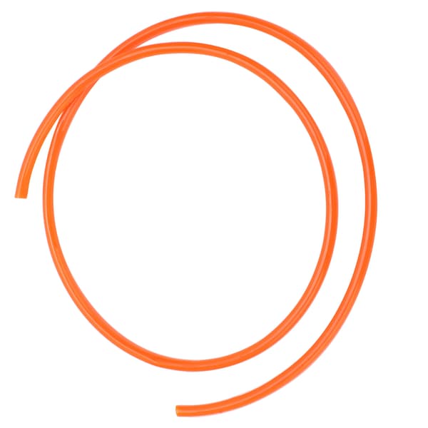 Flexibel TPU luftslang för kemisk bränsleolja 4 mm OD 2,5 mm ID 3 meter orange