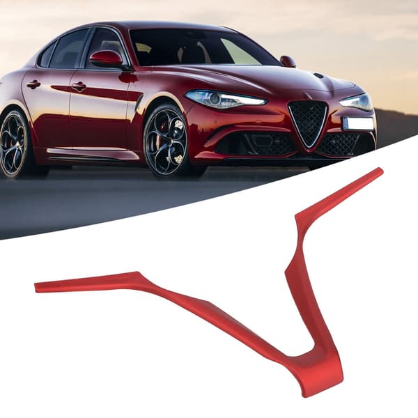 ABS V-formet rat trimdæksel rød til Alfa Romeo Stelvio Giulia