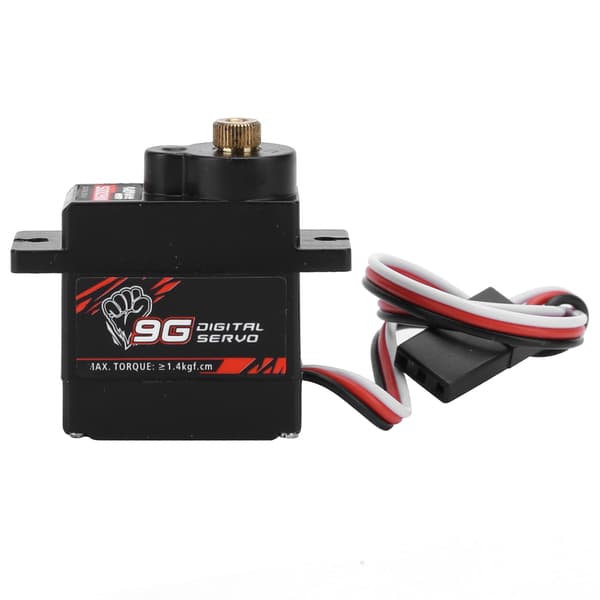 9g Metallgir Digital Servo for 1/24 RC Fastvinget Kanalfly, Bil, Båt