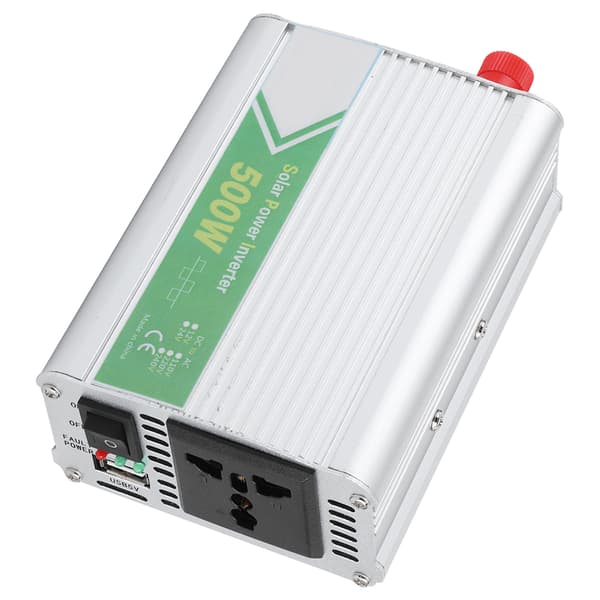 DC12V til AC220V 500W Smart Strømomformer LED Multibeskyttelse Sikkerhetsbilinverter