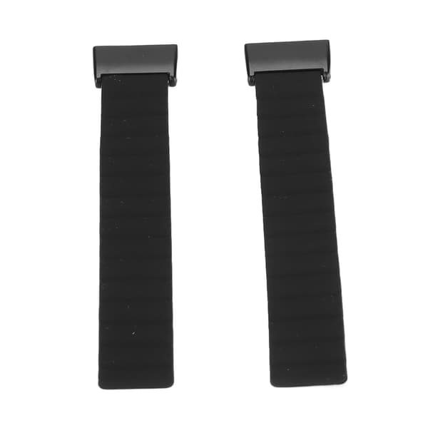 Justerbar silikone magnetisk urrem til Redmi Smart Wearable tilbehør sort