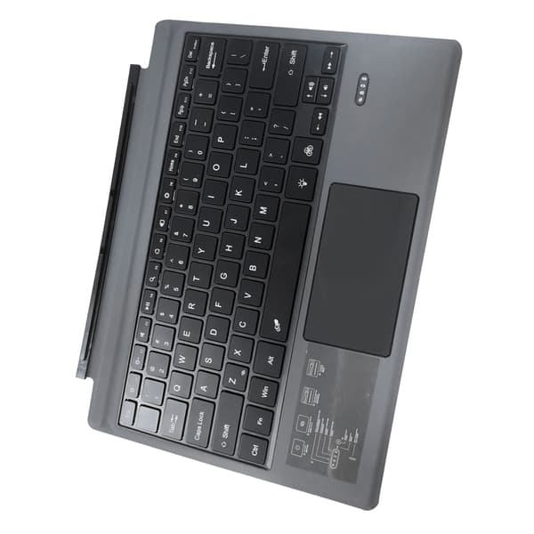 Uppladdningsbart Ultratunt Trådlöst Bluetooth-tangentbord med pekplatta för Surface Pro 3 Pro4 Pro5 Pro6 Pro7 7+