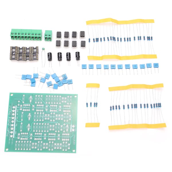 NE5532 3-kanals forforsterkermodul DIY-sett Dobbel DC 9-15V 24dB oktav