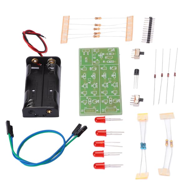 Diskret Komponent Gate Kredsløbssæt Analog Kredsløb Holdbart ABS DIY Elektroniksæt til Eksperimentel Træning