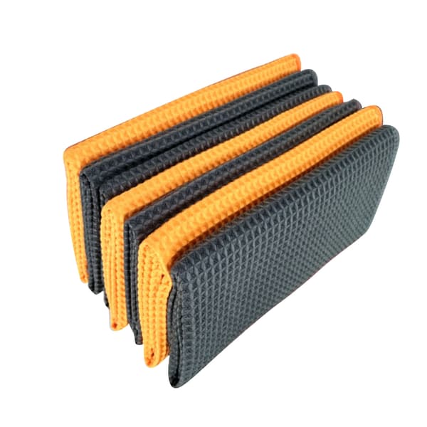 Høyabsorberende Multifunksjonell Mikrofiber Vaffelvev Vindusrengjøringshåndkle