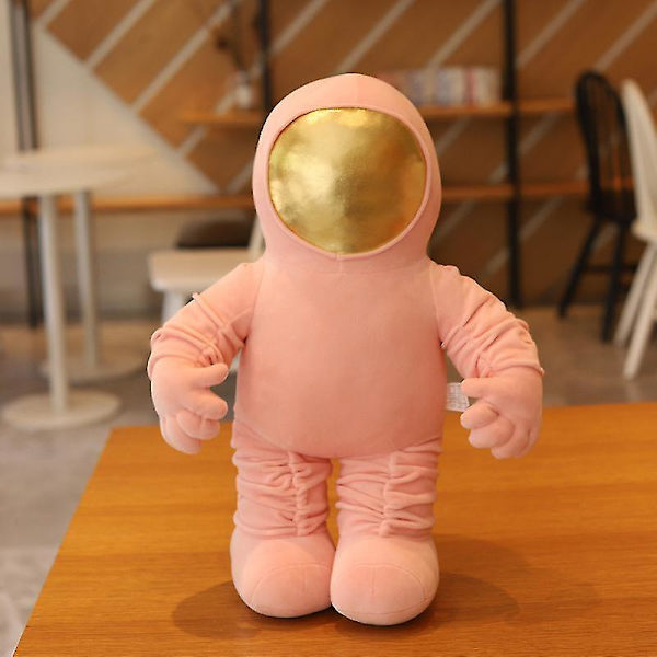 Astronaut Dukke Plys Legetøj Rumskib Dukke Børnedags Fødselsdagsgave Robot Dukke A Pink
