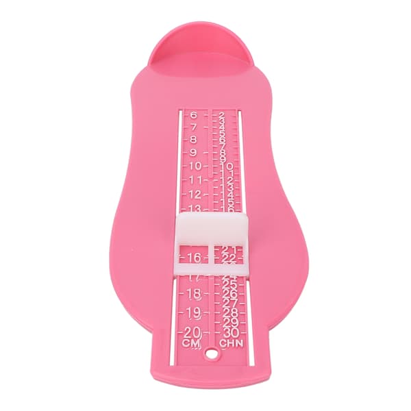 Fodmåler til børn Babysko Fødder Målelineal Skokøb Værktøj Pink