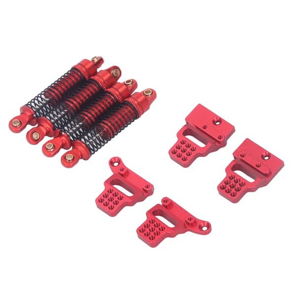Traxxas TRX4M 1 18 RC Bil Aluminium Støddæmper Sæt Rød