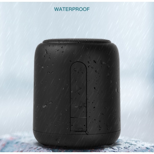 Subwoofer kannettava Bluetooth kaiutin (musta)