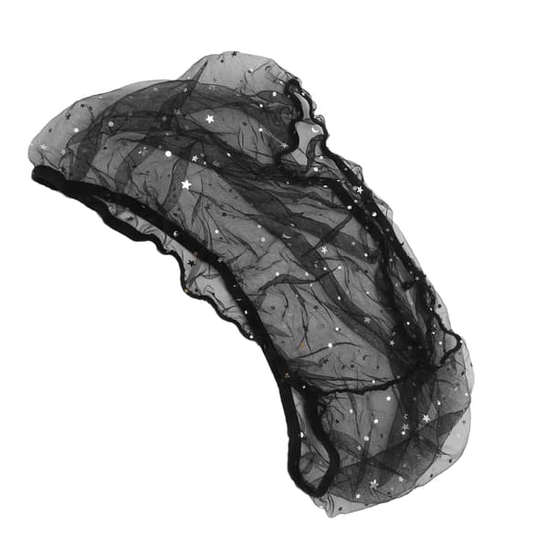 Vandtæt Fuglebur Cover Mesh Stjerne Måne Dekor Sort