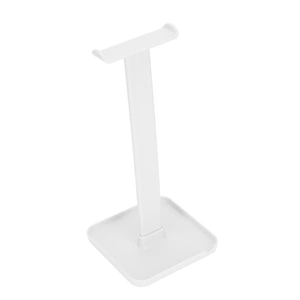 Multifunktionel Pladsbesparende Holdbar Robust Stabil Lys Farve Headset Stand Hvid