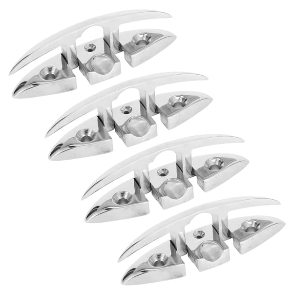 4-pak rustfrit stål foldbare marinebådsklamper 6x2,1 tommer