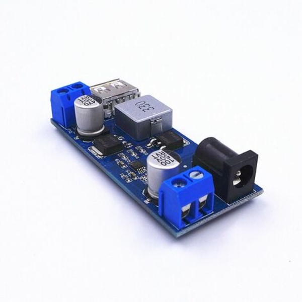 24V/12V till 5V 5A Power Buck Module DC-DC Rocker Power Set med LED