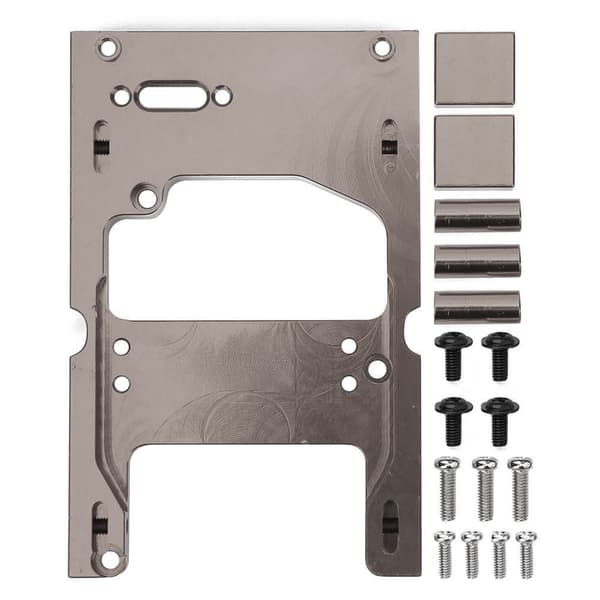 WPL 1 16 RC Bil Metall Styrservo Fäste Titanium