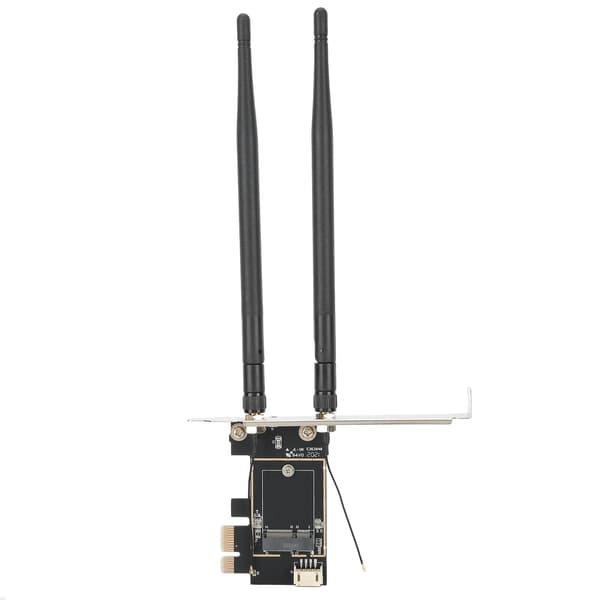 Trådløst netværkskortadapter PCIe 1X til NGFF E Key Converter til bærbar computer