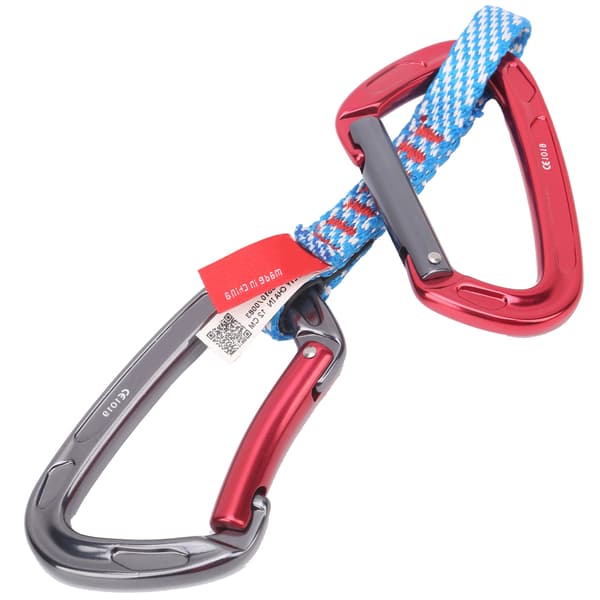 CAMNAL Utomhus klätterquickdraw-set Rak grind och böjd grind karbinhake 27CM