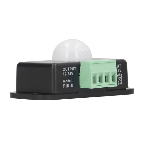 PIR Sensor LED Infrarød Bevægelsesdetektering Timer Switch 12V til 24V DC til Skab Badeværelse Korridor