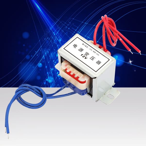 12V AC 12W Input 220V 50Hz Enkelt Strømtransformator