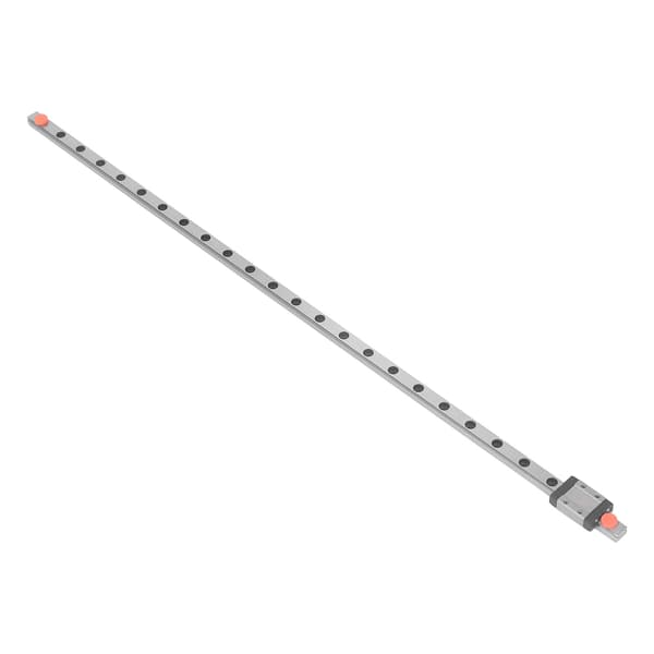 Miniatyr lineær føringsskinne stål lineær bevegelsesglideblokk 500 mm