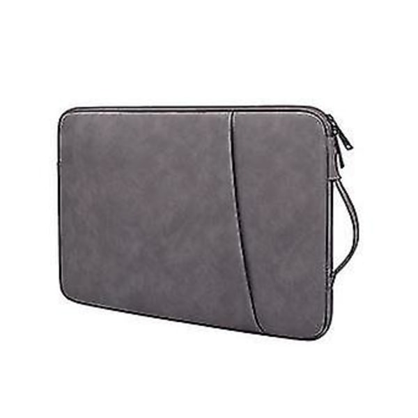 Laptoptaske Vandtæt Læder 13.3&#39;&#39;| Mørkegrå | 345 X 245 X 25 Mm