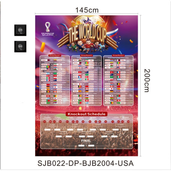 Tarr World Cup-program (SJB022-DP-BJB2003-USA)