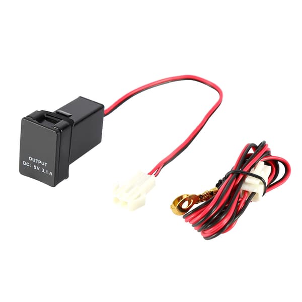 DC 12V-24V til 5V 3.1A Dobbel USB-porter Socket Lader Adapter For TOYOTA Biler ZY