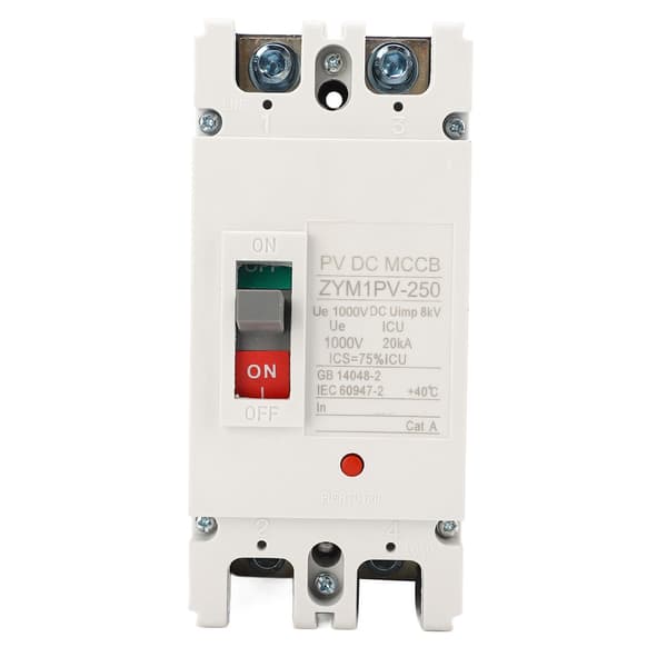 Støpt Kapsling Effektbryter 200A MCCB Solcelle Batteribeskyttelsesbryter 2P DC 1000V