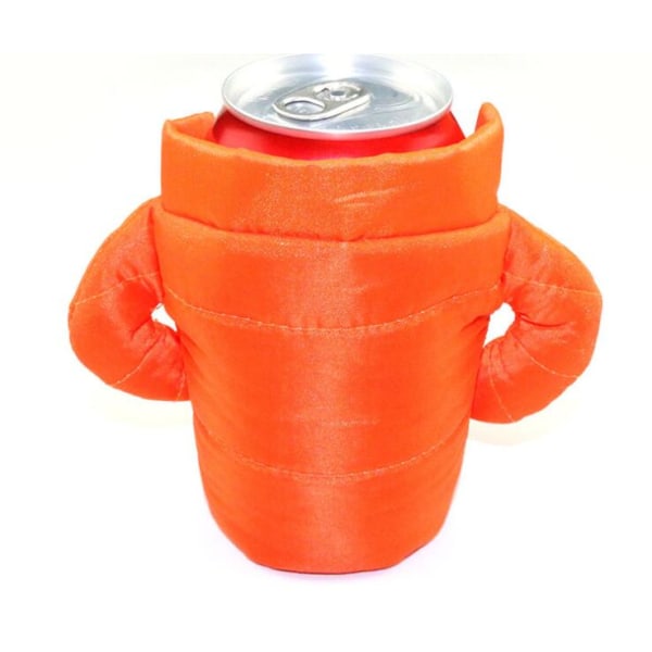 Coke CAN Drink Bottle Jacket Cup Cover Beer Jacket orange