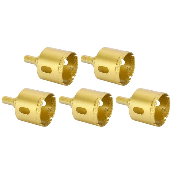 5 stk. 42 mm diamant hul sav kerne bor til marmor glas keramisk sten