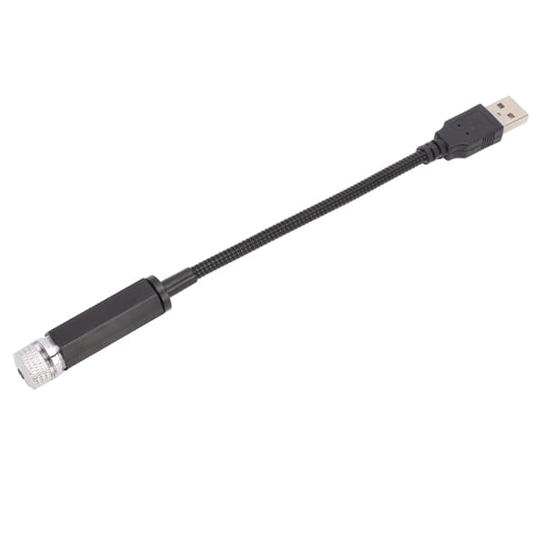 USB Stjerne Natlys 5V 0.15W 0.2A Multi Mode Romantisk Ambient Lampe til Soveværelse Fest Rød