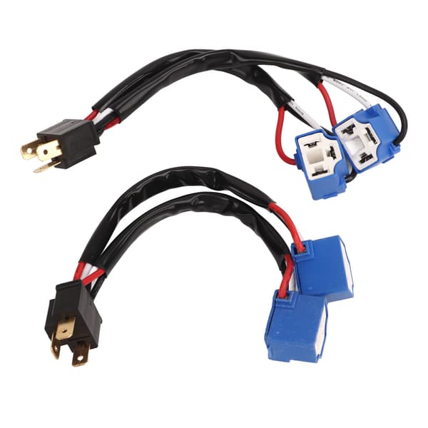 2 stk. H4 9003 ledningsnetstik han til hun 2-vejs splitter ledningsnet til lastbil pickup LED ledningsnetstik