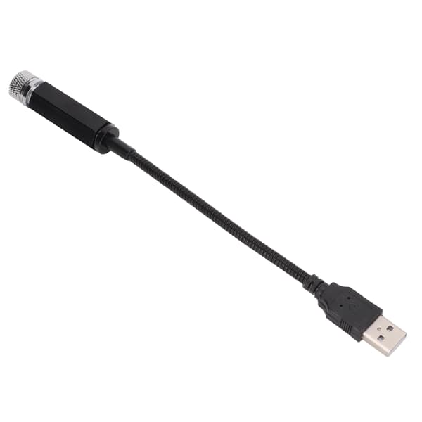 USB Stjerne Natlys 5V 0.15W 0.2A Multi Mode Romantisk Ambient Lampe til Soveværelse Fest Rød