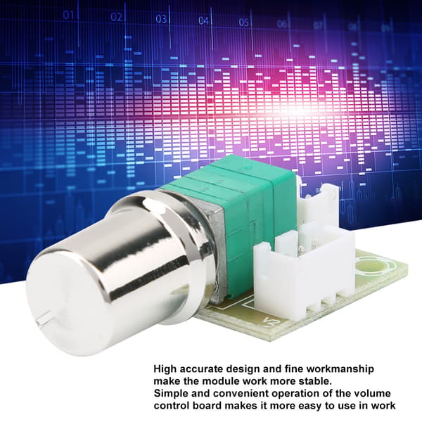 50K Dobbelt Potentiometer Volumenkontrolmodul med Terminalbase