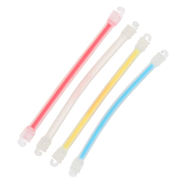 4-pack Lång Tennisracket Vibrationsdämpare Dubbelkrok Silikon Stötdämpare