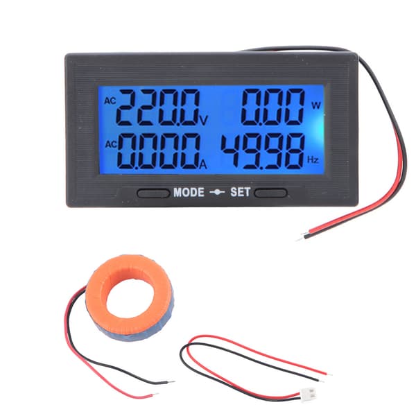 YB5142DM 0-500V Intelligent Digital LCD AC Spänning Ström Mätare 4