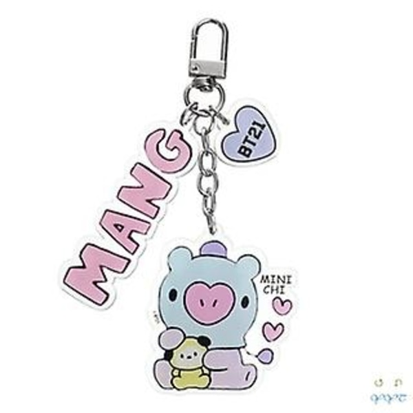 Huono Chimmy Bts Akryyli avaimenperä riipuslaukku Bt21 Uudet asusteet Tata Cooky Rj Kpop Muoti