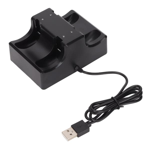 Switch Joycon Ladestasjon 4 i 1 Base med LED-indikator