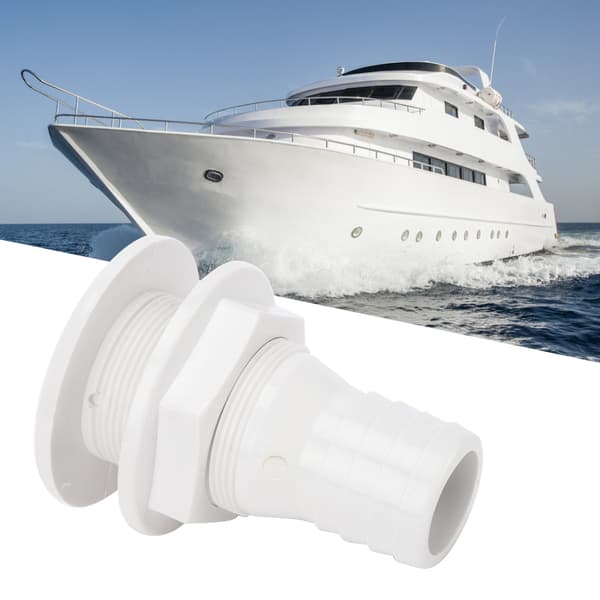 ABS Plast Letvægts Bådskrog Bund Yacht Drænventil Tilbehør 1,5 Tommer