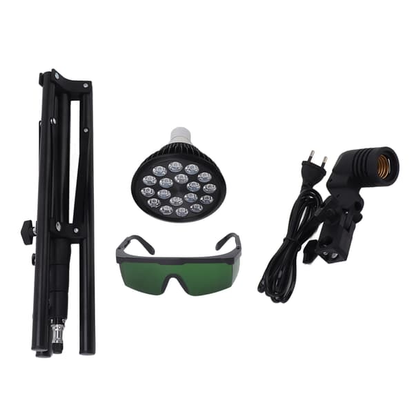 460nm UV sollampe 54W 100‑240V justerbart stativ ansikts- og kroppslys EU-plugg