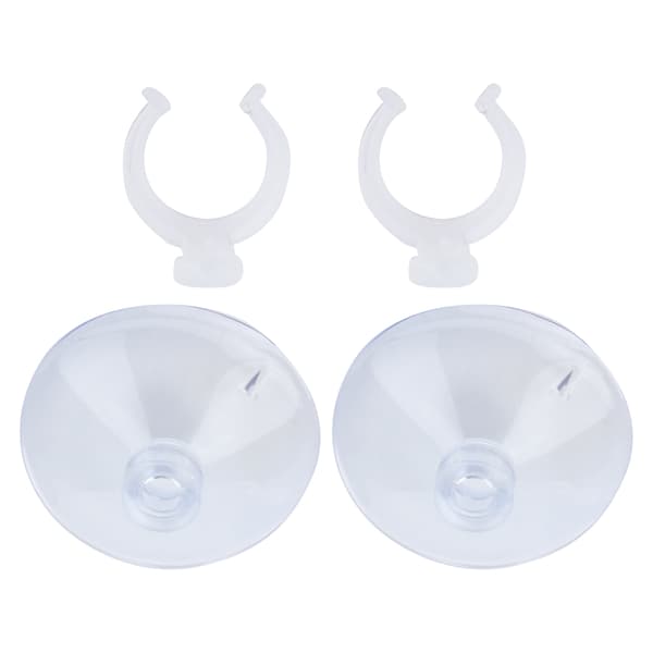 Kraftig akvarium sugekopp med klips 16mm til 22mm