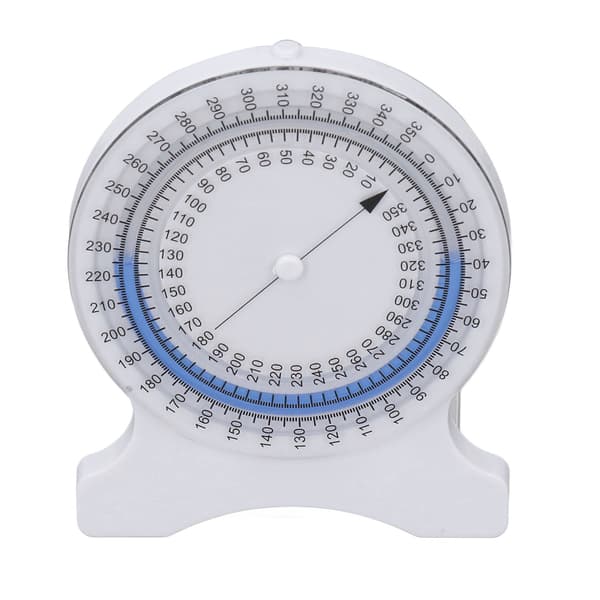 Professionel bobleinklinometer til fysioterapi, lækagesikker, nøjagtige målinger, blå til studerende