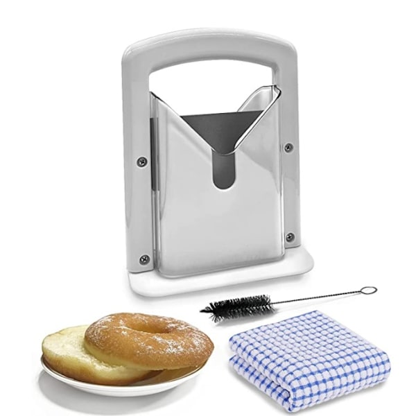 Köksredskap Bakverktyg Bagel Slicer (Vit),
