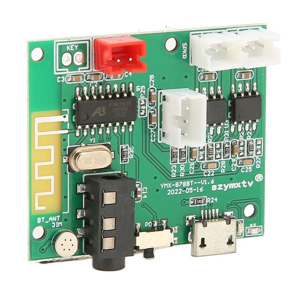 Bluetooth 3.5 AUX Digital Lydforstærker Modul Stabil PCB-kort 3P Output