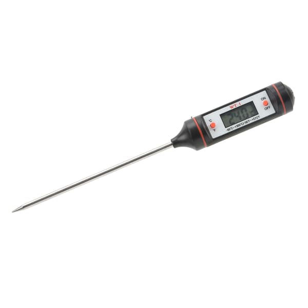 Termometer Lättanvänd ABS Reptålig Noggrann Sondtermometer för Bilens Luftkonditionering