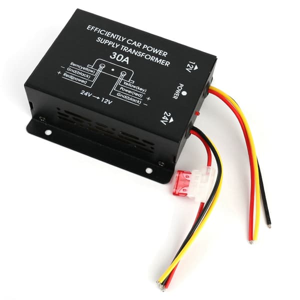 30A Bidirektionel Strømkonverter 24V til 12V Step Down Inverter