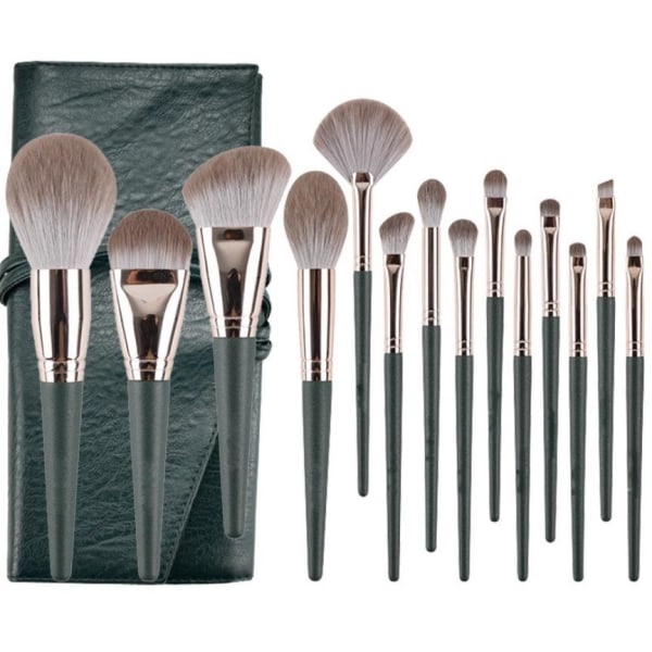 14 set (vihreä pilvi 14 pu nahkainen set)