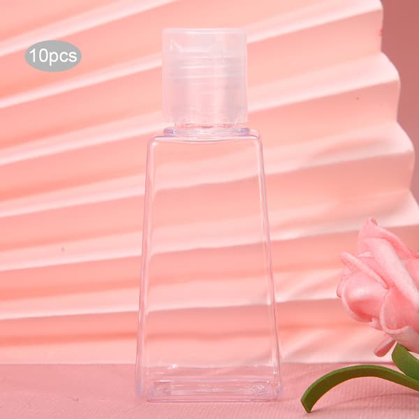 10-pack 30 ml påfyllningsbar plastflaska lotionkrämpump sminkkosmetika