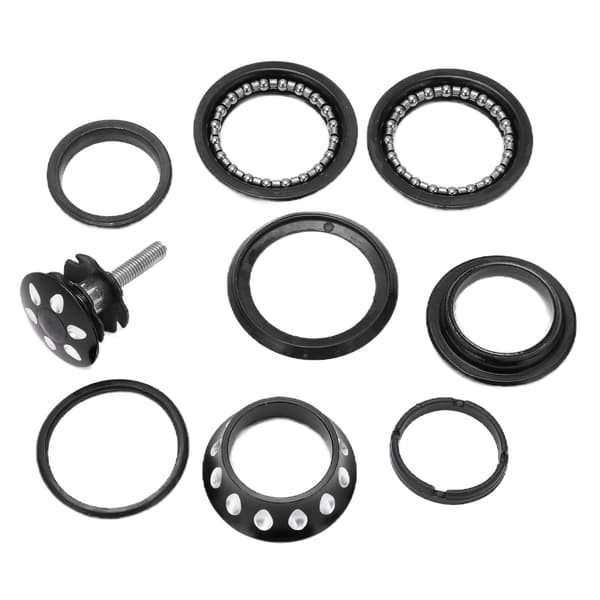 Dead Fly Bicycles Farverigt Dråbeformet Konisk Headset Metal til Mountainbikes Sort