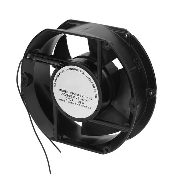 FP-108EX S1-S AC Aksial Ventilator AC220V 38W Oval Leje Ventilationskøleventilator